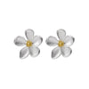 Floral Pearl Studs - Riviera Couture