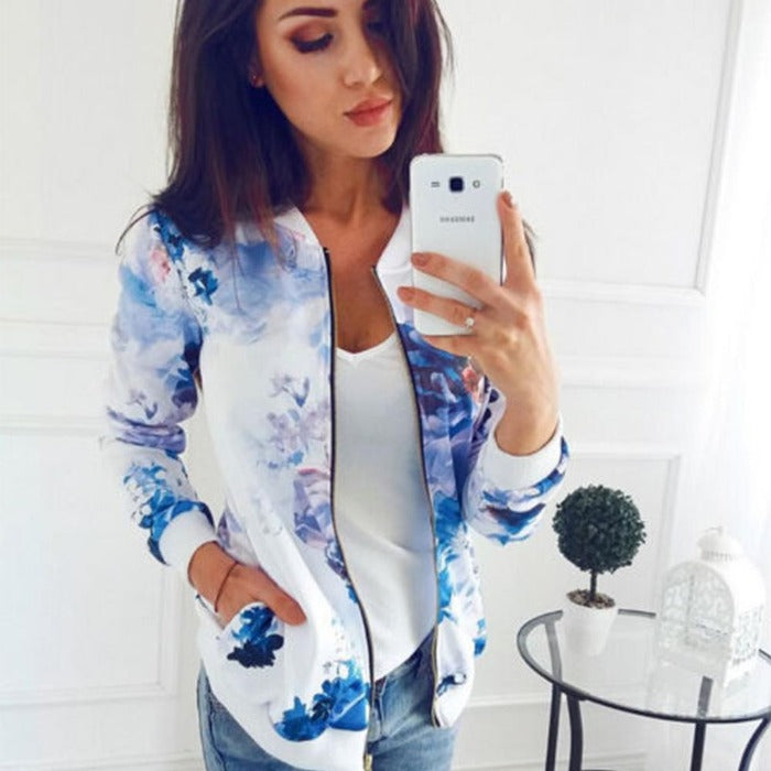 Floral Plus Blazer - Riviera Couture