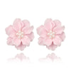 Floral Pearl Studs - Riviera Couture